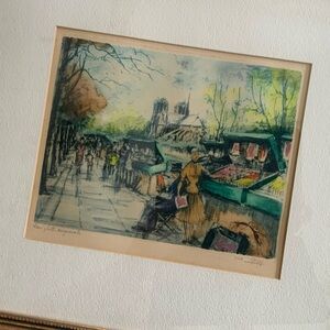 Paris Street Scene Artwork